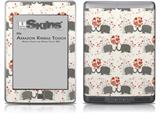 Elephant Love - Decal Style Skin (fits Amazon Kindle Touch Skin)