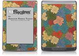 Flowers Pattern 01 - Decal Style Skin (fits Amazon Kindle Touch Skin)