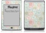 Flowers Pattern 02 - Decal Style Skin (fits Amazon Kindle Touch Skin)
