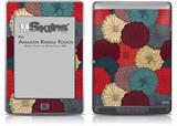 Flowers Pattern 04 - Decal Style Skin (fits Amazon Kindle Touch Skin)