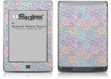 Flowers Pattern 08 - Decal Style Skin (fits Amazon Kindle Touch Skin)