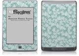 Flowers Pattern 09 - Decal Style Skin (fits Amazon Kindle Touch Skin)