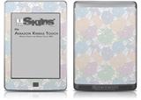 Flowers Pattern 10 - Decal Style Skin (fits Amazon Kindle Touch Skin)