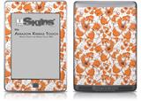 Flowers Pattern 14 - Decal Style Skin (fits Amazon Kindle Touch Skin)