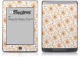 Flowers Pattern 15 - Decal Style Skin (fits Amazon Kindle Touch Skin)