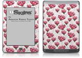 Flowers Pattern 16 - Decal Style Skin (fits Amazon Kindle Touch Skin)