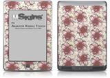 Flowers Pattern 23 - Decal Style Skin (fits Amazon Kindle Touch Skin)