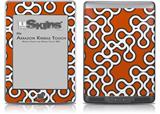 Locknodes 03 Burnt Orange - Decal Style Skin (fits Amazon Kindle Touch Skin)