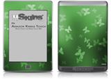 Bokeh Butterflies Green - Decal Style Skin (fits Amazon Kindle Touch Skin)