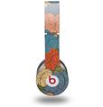WraptorSkinz Skin Decal Wrap compatible with Beats Solo HD (Original) Flowers Pattern 01 (HEADPHONES NOT INCLUDED)
