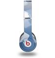 WraptorSkinz Skin Decal Wrap compatible with Beats Solo HD (Original) Bokeh Squared Blue (HEADPHONES NOT INCLUDED)