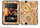 Paisley Vect 01 Decal Style Skin fits 2012 Amazon Kindle Fire HD 7 inch