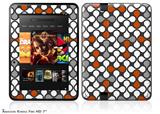 Locknodes 05 Burnt OrangeDecal Style Skin fits 2012 Amazon Kindle Fire HD 7 inch