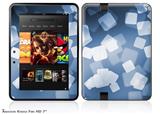 Bokeh Squared BlueDecal Style Skin fits 2012 Amazon Kindle Fire HD 7 inch