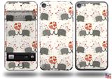 Elephant Love Decal Style Vinyl Skin - fits Apple iPod Touch 5G (IPOD NOT INCLUDED)