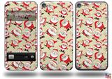 Lots of Santas Decal Style Vinyl Skin - fits Apple iPod Touch 5G (IPOD NOT INCLUDED)