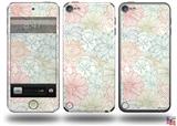 Flowers Pattern 02 Decal Style Vinyl Skin - fits Apple iPod Touch 5G (IPOD NOT INCLUDED)
