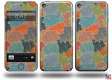 Flowers Pattern 03 Decal Style Vinyl Skin - fits Apple iPod Touch 5G (IPOD NOT INCLUDED)