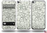 Flowers Pattern 05 Decal Style Vinyl Skin - fits Apple iPod Touch 5G (IPOD NOT INCLUDED)