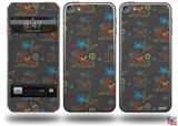 Flowers Pattern 07 Decal Style Vinyl Skin - fits Apple iPod Touch 5G (IPOD NOT INCLUDED)