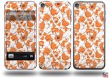 Flowers Pattern 14 Decal Style Vinyl Skin - fits Apple iPod Touch 5G (IPOD NOT INCLUDED)