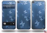 Bokeh Butterflies Blue Decal Style Vinyl Skin - fits Apple iPod Touch 5G (IPOD NOT INCLUDED)