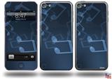 Bokeh Music Blue Decal Style Vinyl Skin - fits Apple iPod Touch 5G (IPOD NOT INCLUDED)