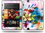 Floral Splash Decal Style Skin fits Amazon Kindle Fire HD 8.9 inch