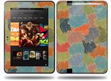 Flowers Pattern 03 Decal Style Skin fits Amazon Kindle Fire HD 8.9 inch