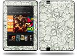 Flowers Pattern 05 Decal Style Skin fits Amazon Kindle Fire HD 8.9 inch