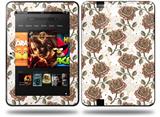 Flowers Pattern Roses 20 Decal Style Skin fits Amazon Kindle Fire HD 8.9 inch