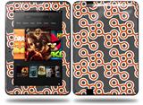 Locknodes 02 Burnt Orange Decal Style Skin fits Amazon Kindle Fire HD 8.9 inch