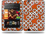 Locknodes 03 Burnt Orange Decal Style Skin fits Amazon Kindle Fire HD 8.9 inch