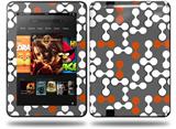 Locknodes 04 Burnt Orange Decal Style Skin fits Amazon Kindle Fire HD 8.9 inch