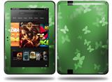 Bokeh Butterflies Green Decal Style Skin fits Amazon Kindle Fire HD 8.9 inch
