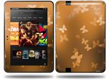 Bokeh Butterflies Orange Decal Style Skin fits Amazon Kindle Fire HD 8.9 inch